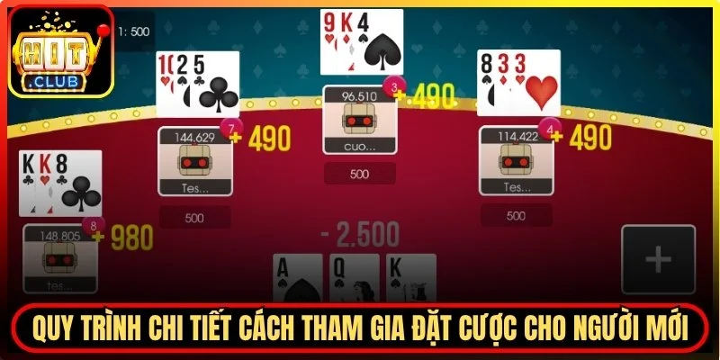 Quy trình chi tiết cách tham gia đặt cược cho người mới