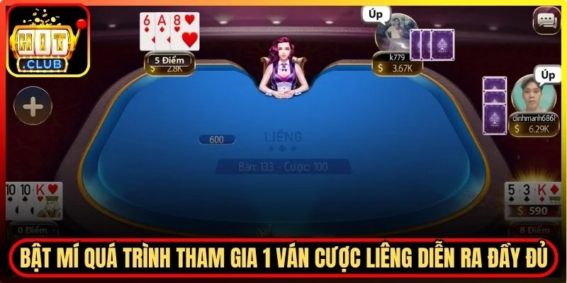 Quá trình 1 ván cược diễn ra đầy đủ