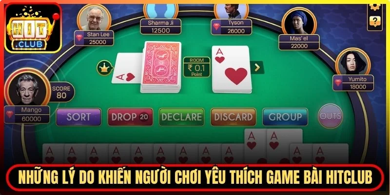 Lý do người chơi yêu thích game bài Hitclub