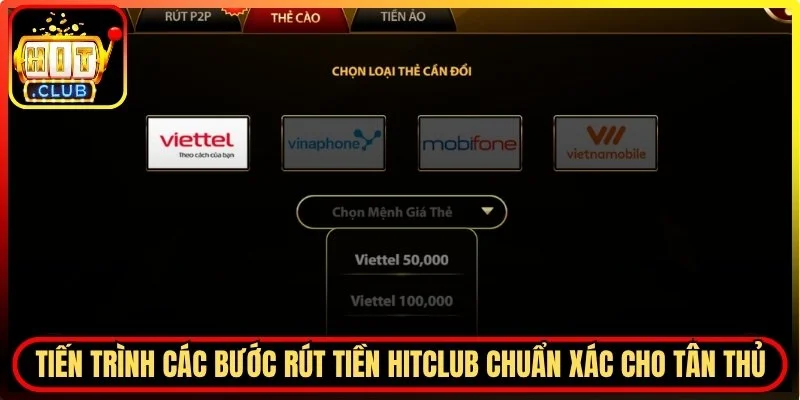 Tiến trình các bước rút tiền Hitclub chuẩn xác cho tân thủ