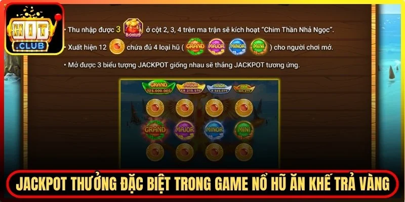 Mo duoc 3 bieu tuong jackpot giong nhau se thang jackpot tuong ung