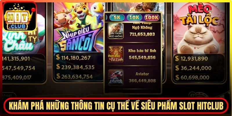 Slot Hitclub – Cơ Hội Chinh Phục Jackpot Khủng Trong Một Cú Click