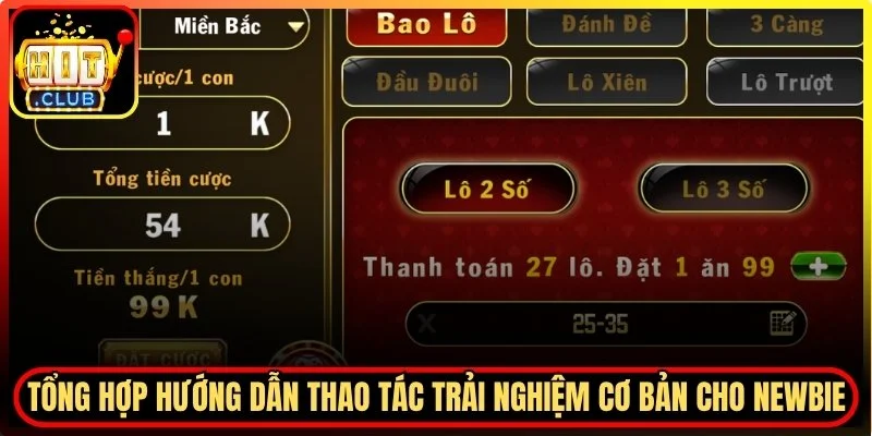 Thao tác trải nghiệm cơ bản